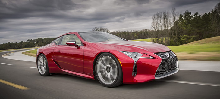 新型 レクサス LC500 レンタカー